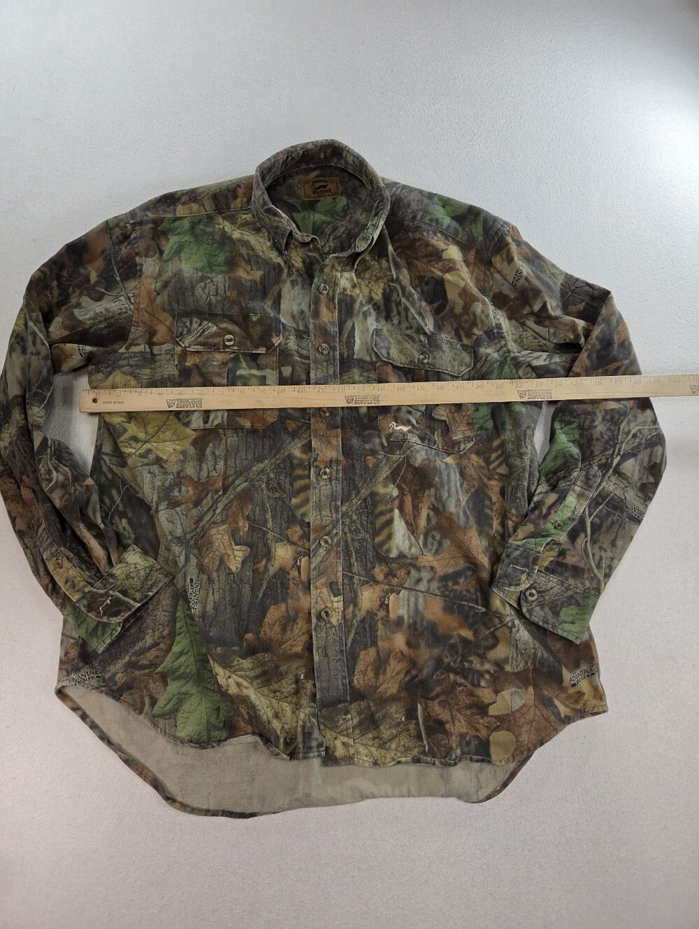 Duxbak Advantage Timber Camo Shirt Mens XL Hunting Long Sleeve Duck - Picture 3 of 6